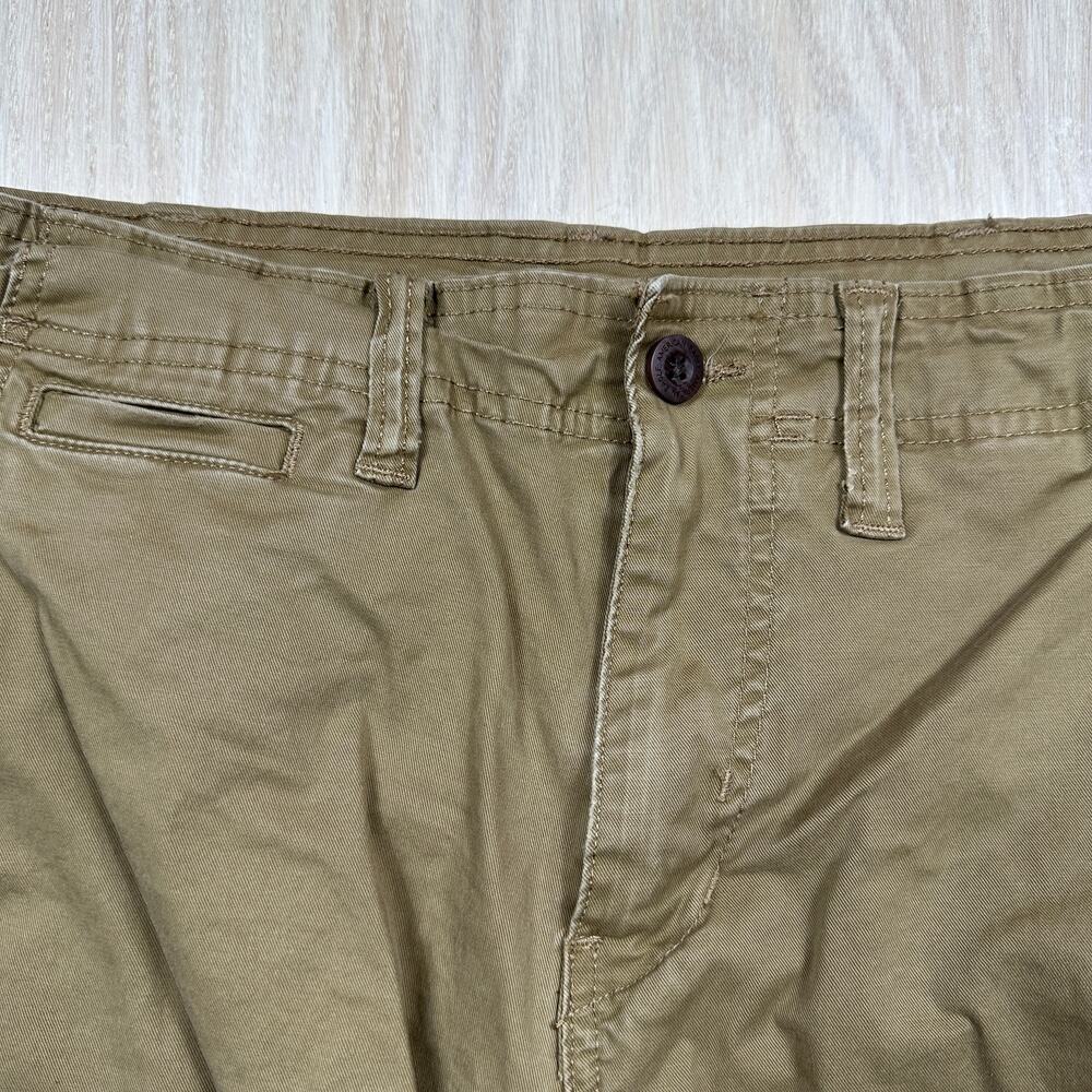 American Eagle Slimming Cargo Flex Utility Hiking Tactical Pants Khaki 32x30 - Picture 5 of 16
